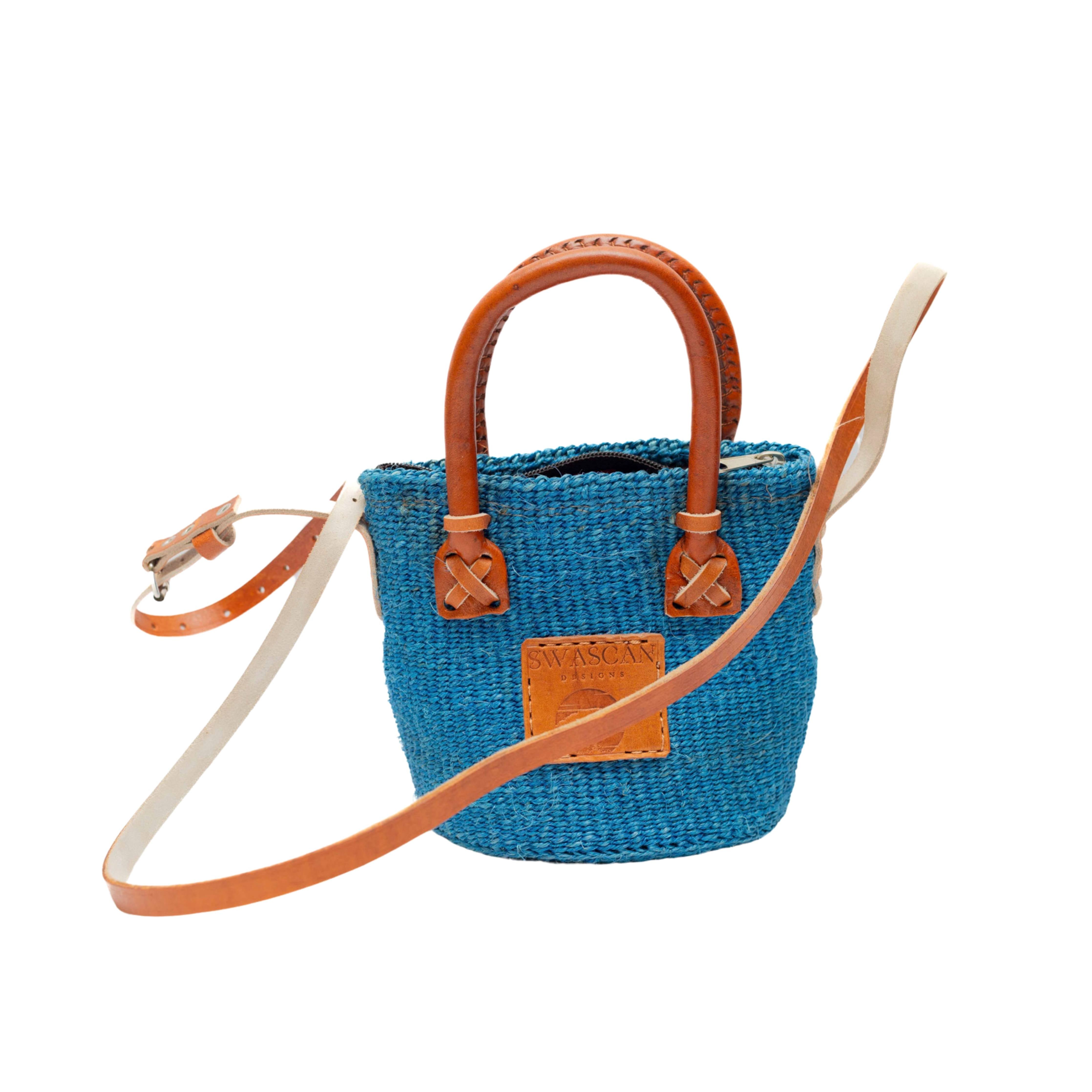 Harare Handwoven Sisal & Leather Bag | Timeless Craftsmanship